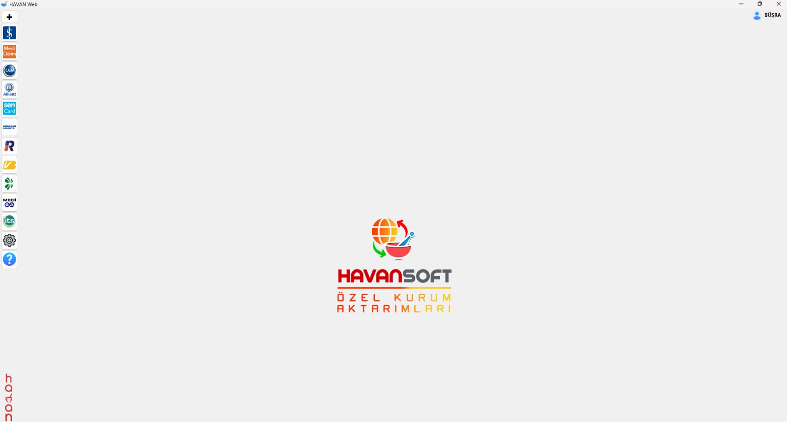 Havan Web reçete giriş ve aktarımı